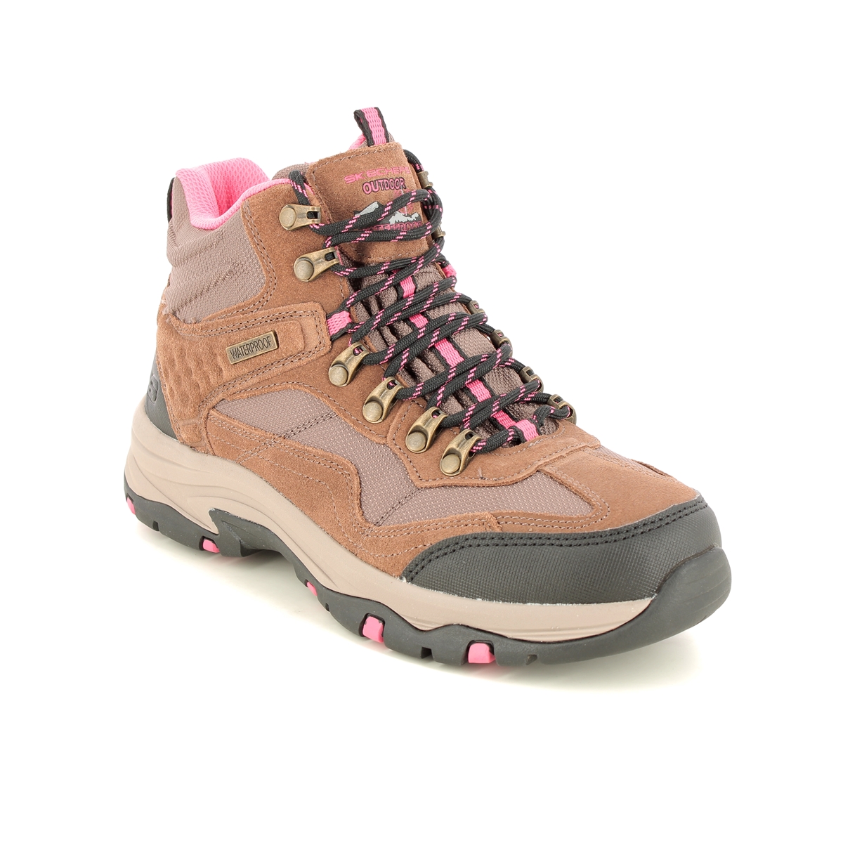 Skechers Trego Base Camp Tan Womens Walking Boots 167008 In Size 6 In Plain Tan