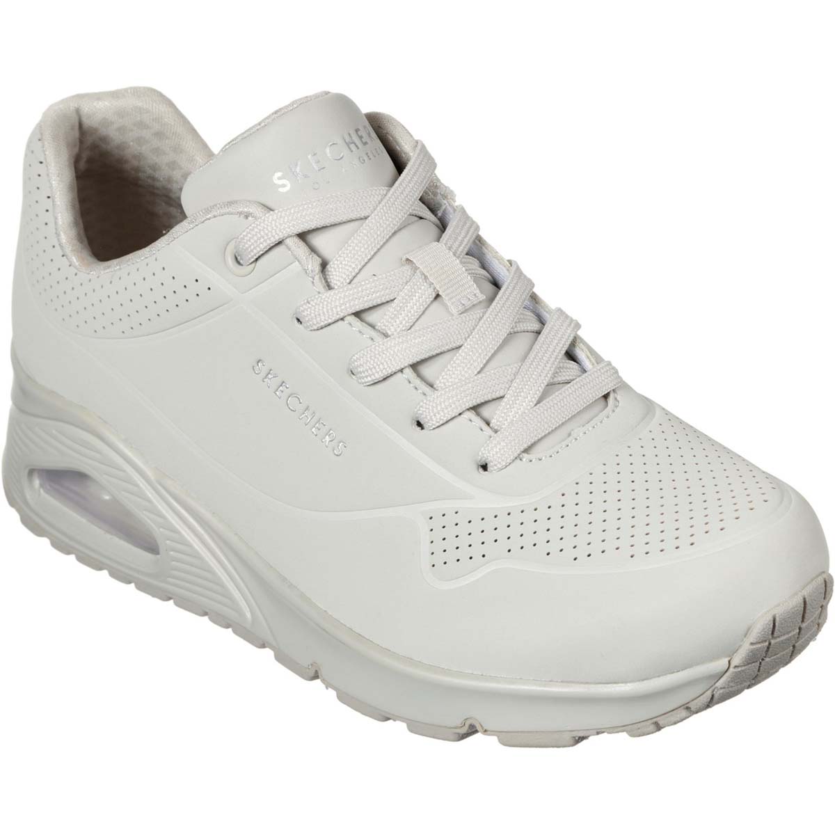 Skechers Uno Stand On Air OFWT Off white Womens trainers in a Plain Man-made in Size 8