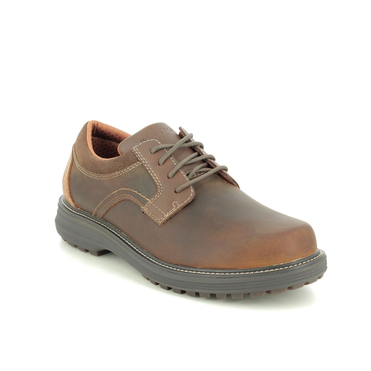 skechers formal shoes brown