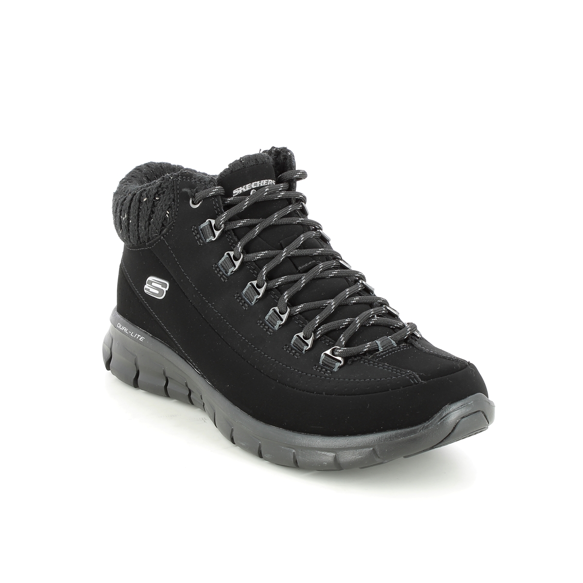 skechers mid top lace up