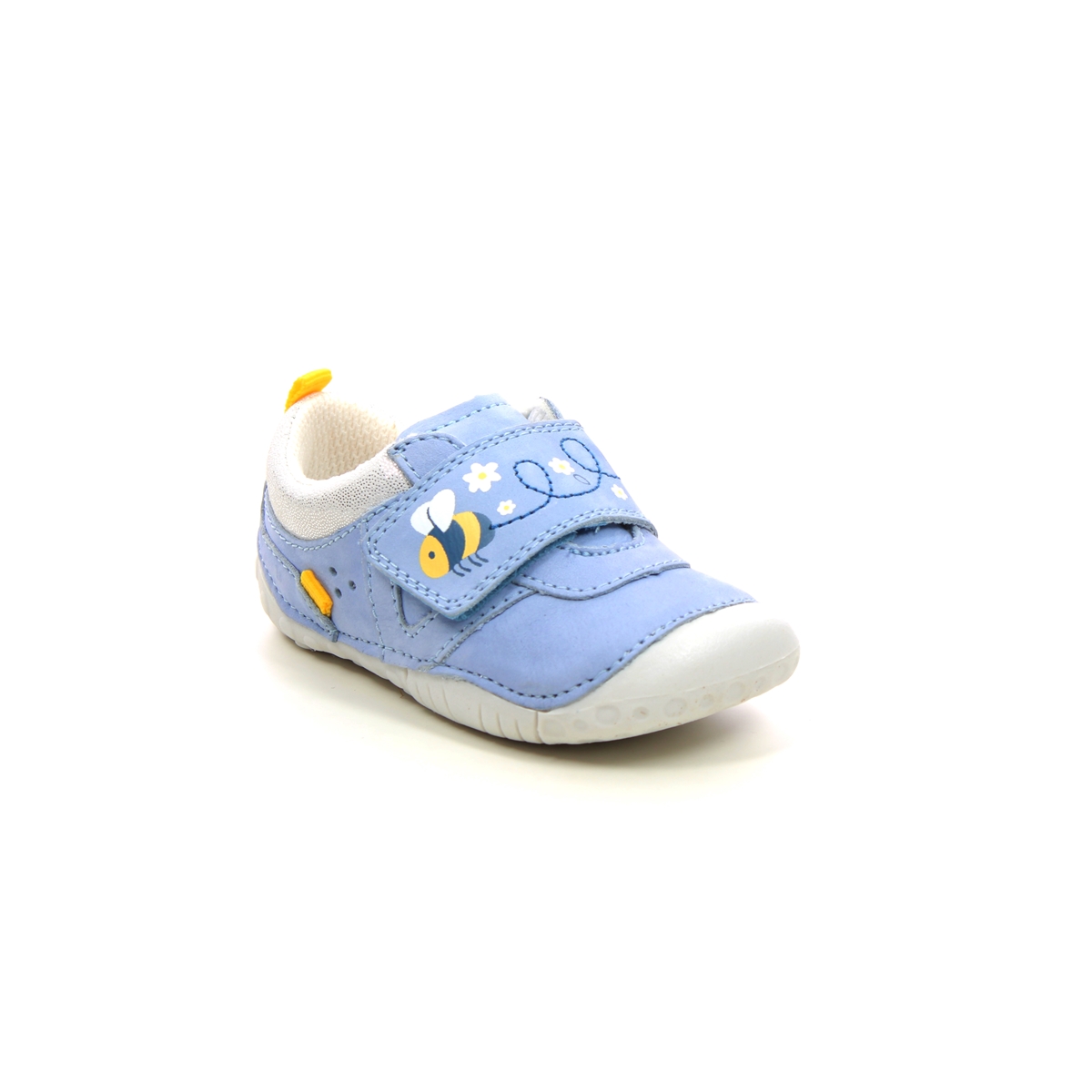Start Rite Little Mate 1v Pale blue Kids girls first and baby shoes 0819-26F in a Plain Leather in Size 4