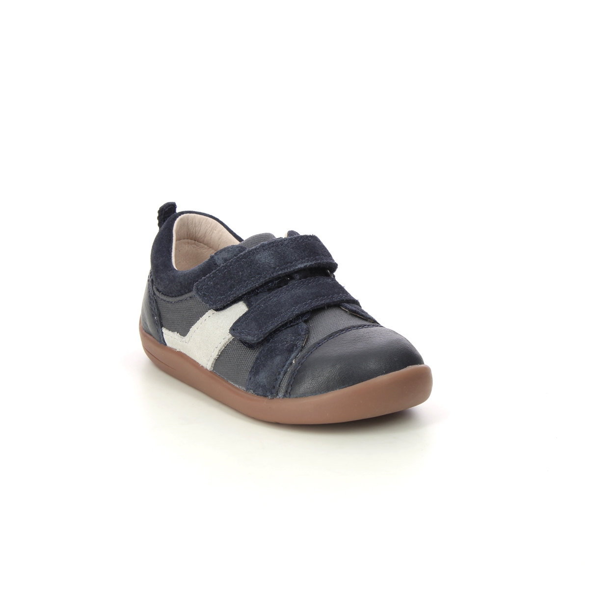 Start Rite - Maze In Navy Suede 0818-96F In Size 8 In Plain Navy Suede Boys First And Toddler Shoes  In Navy Suede