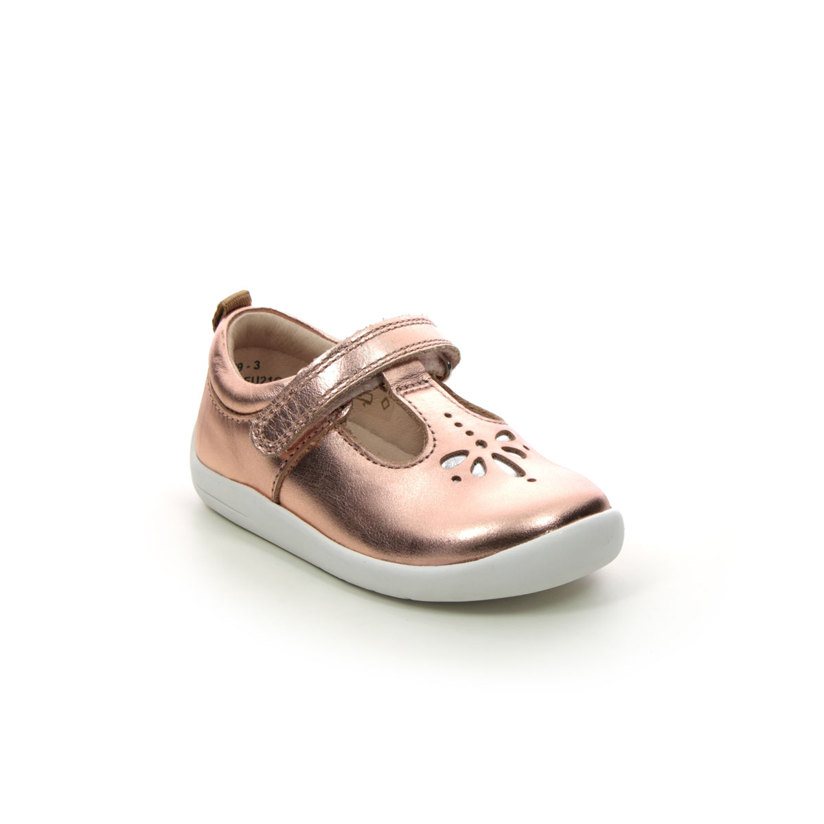 Start Rite Puzzle Rose Gold Kids first shoes 0779-36F in a Plain Leather in Size 6.5