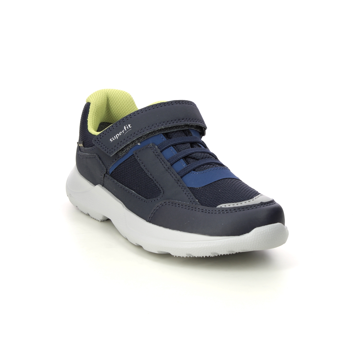 Superfit Rush Junior Boys Gtx Navy Lime Kids trainers 1006225-8000 in a Plain Man-made in Size 35