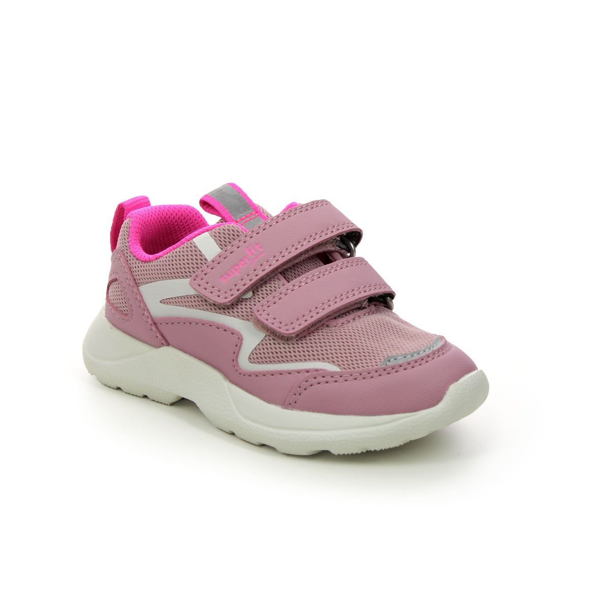 Superfit Rush Mini Pink Kids Girls Trainers 1006206-5510 In Size 26 In Plain Pink For kids