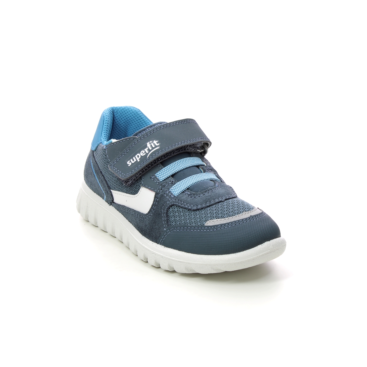 Superfit Sport7 Mini Bungee Navy Kids Trainers 1006195-8030 In Size 27 In Plain Navy For kids
