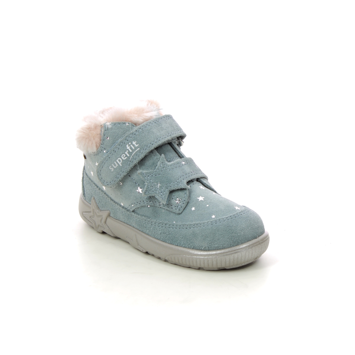 Superfit Starlight Gtx Light blue Kids Toddler Girls Boots 1006445-7500 in a Plain Leather in Size 26