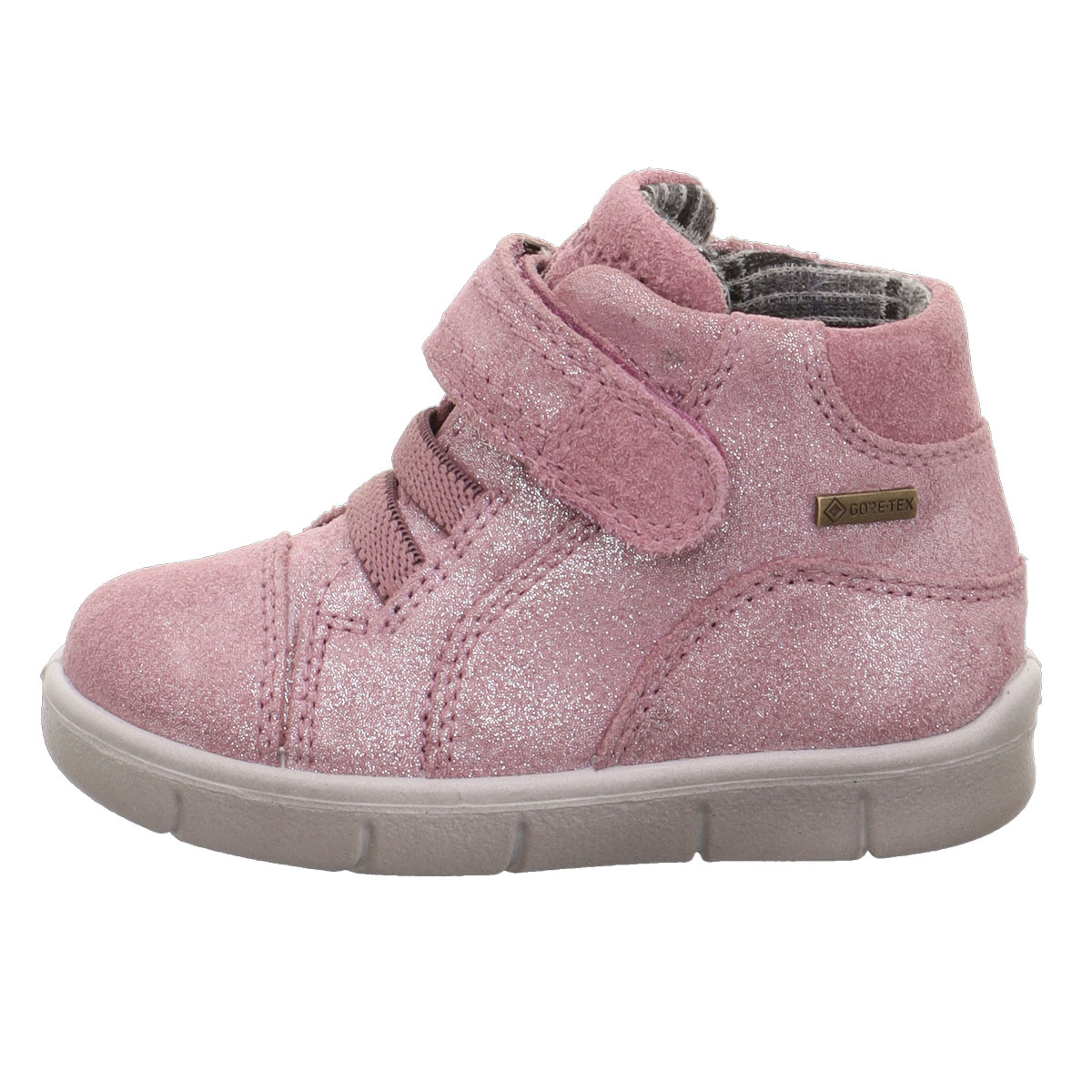 Superfit Ulli Bu Gtx Pink Glitter Kids Toddler Girls Boots 1009429-8510 In Size 25 In Plain Pink Glitter