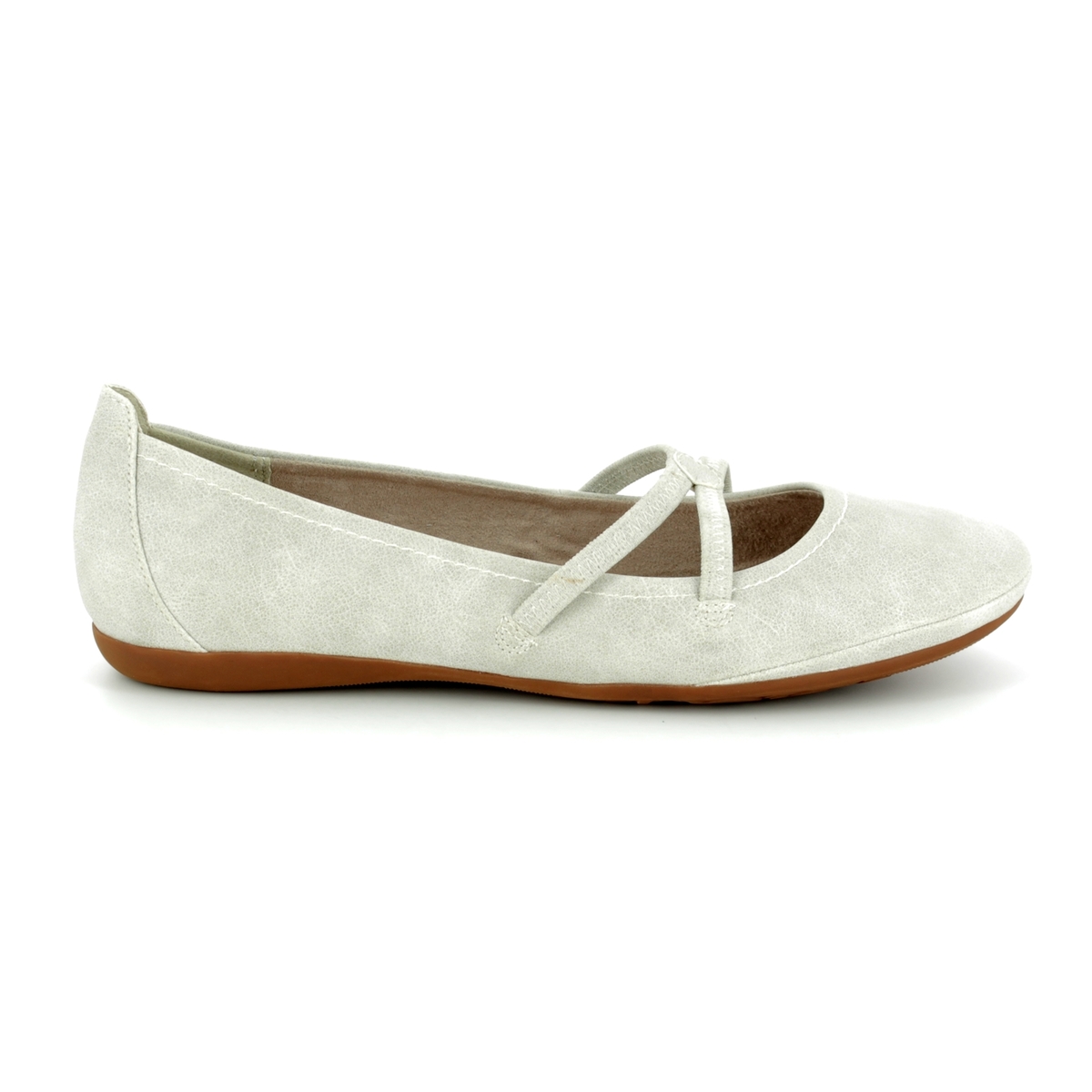 Tamaris Cataris 81 22110-20-201 Light grey Mary Jane Shoes