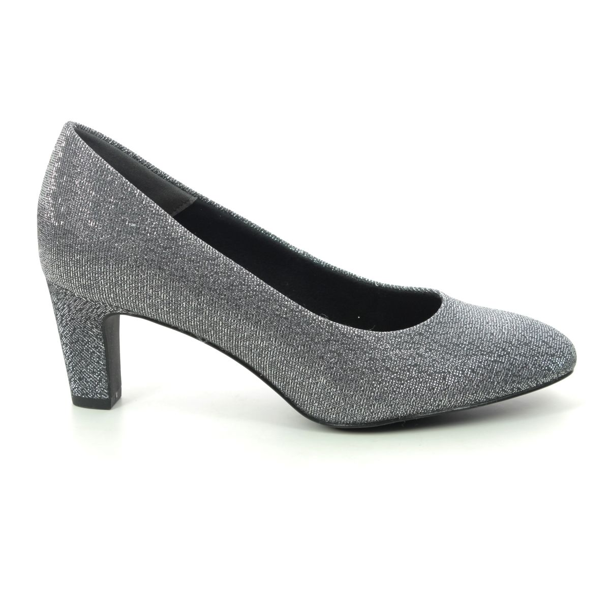 Tamaris Daenerys 22418-25-271 Silver Glitz Court Shoes