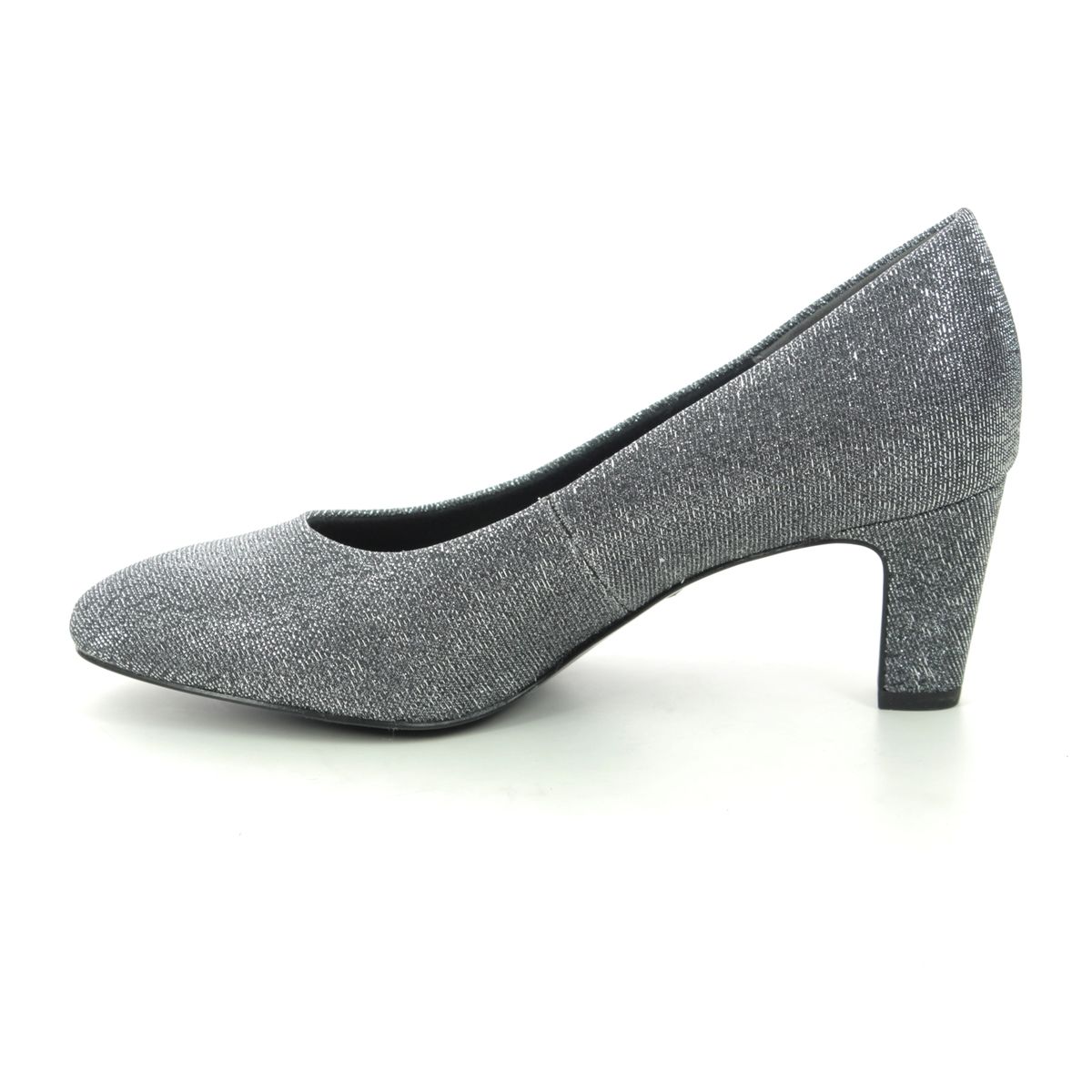 Tamaris Daenerys 22418-25-271 Silver Glitz Court Shoes