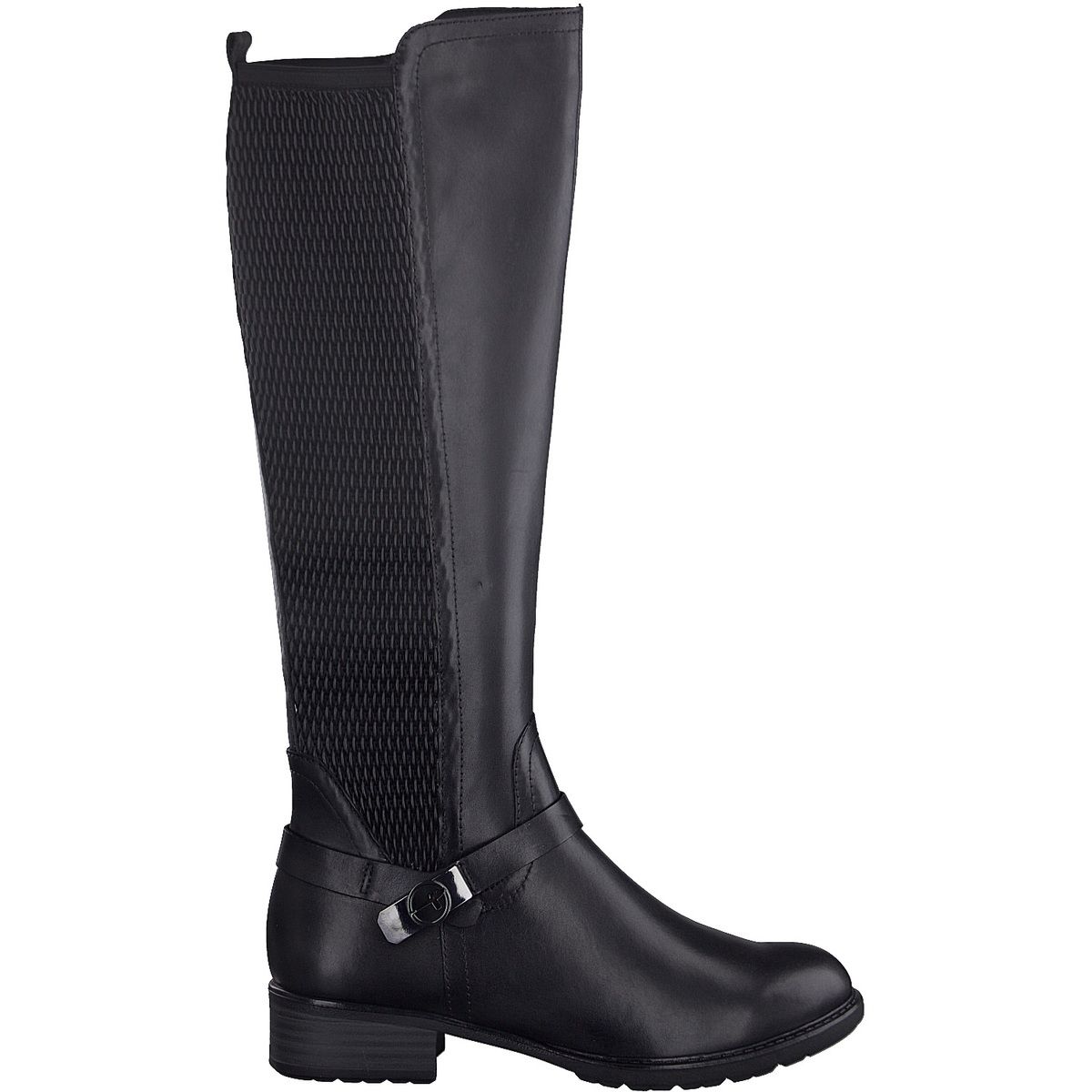 Tamaris Indafitoni 25511-27-001 Black leather knee-high boots