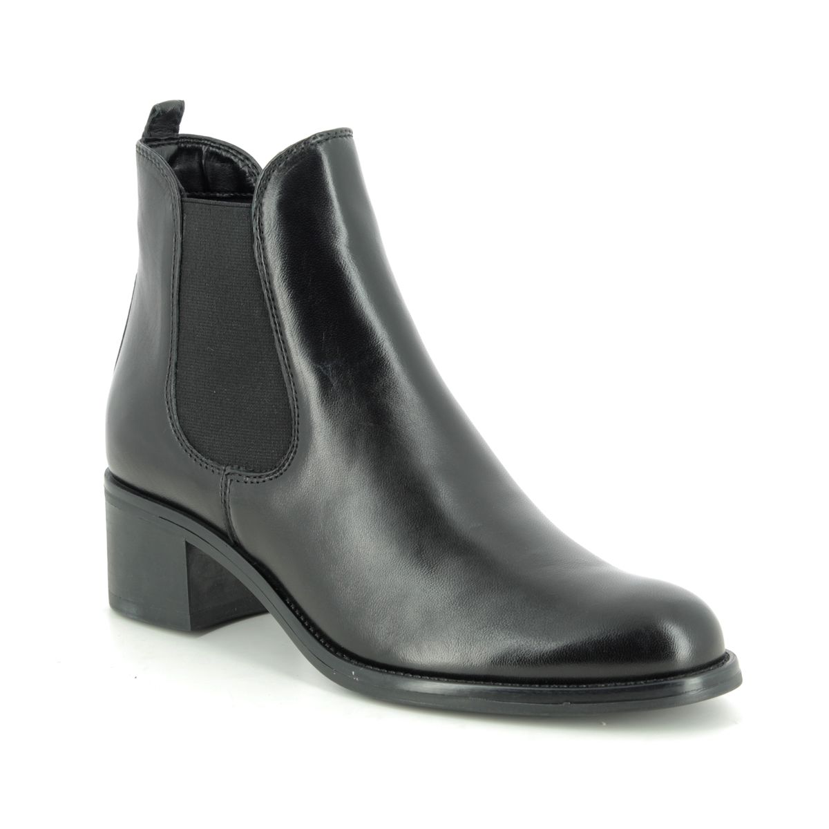 Tamaris Moli 25040-23-001 Black leather Chelsea Boots