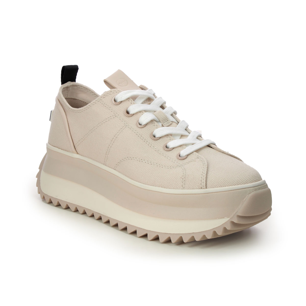 Tamaris Starry Hike Ivory Womens trainers 23731-28-418 in a Plain Man-made in Size 37