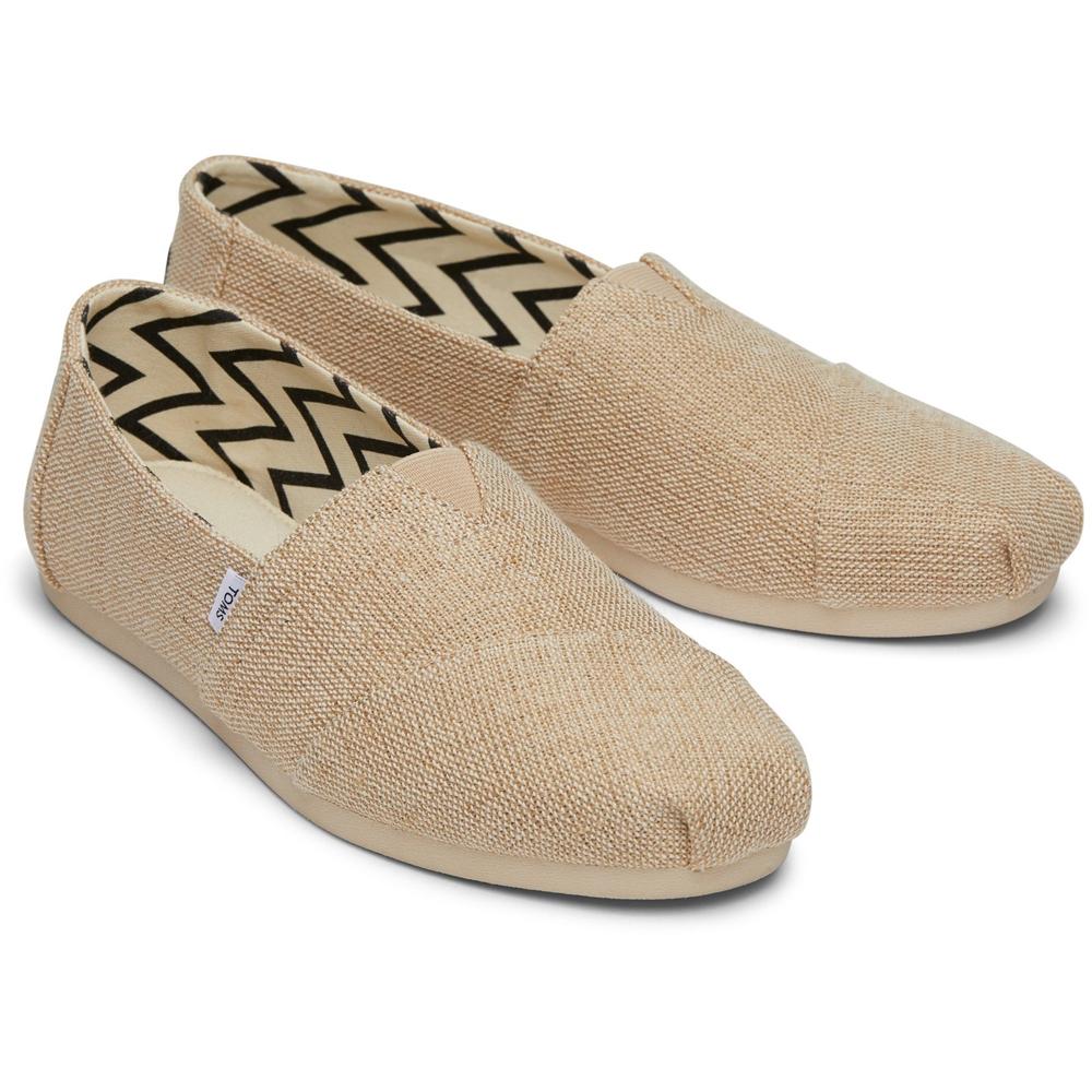 Toms Alpargata Natural Womens Comfort Slip On Shoes 10018279 in a Plain  in Size 4