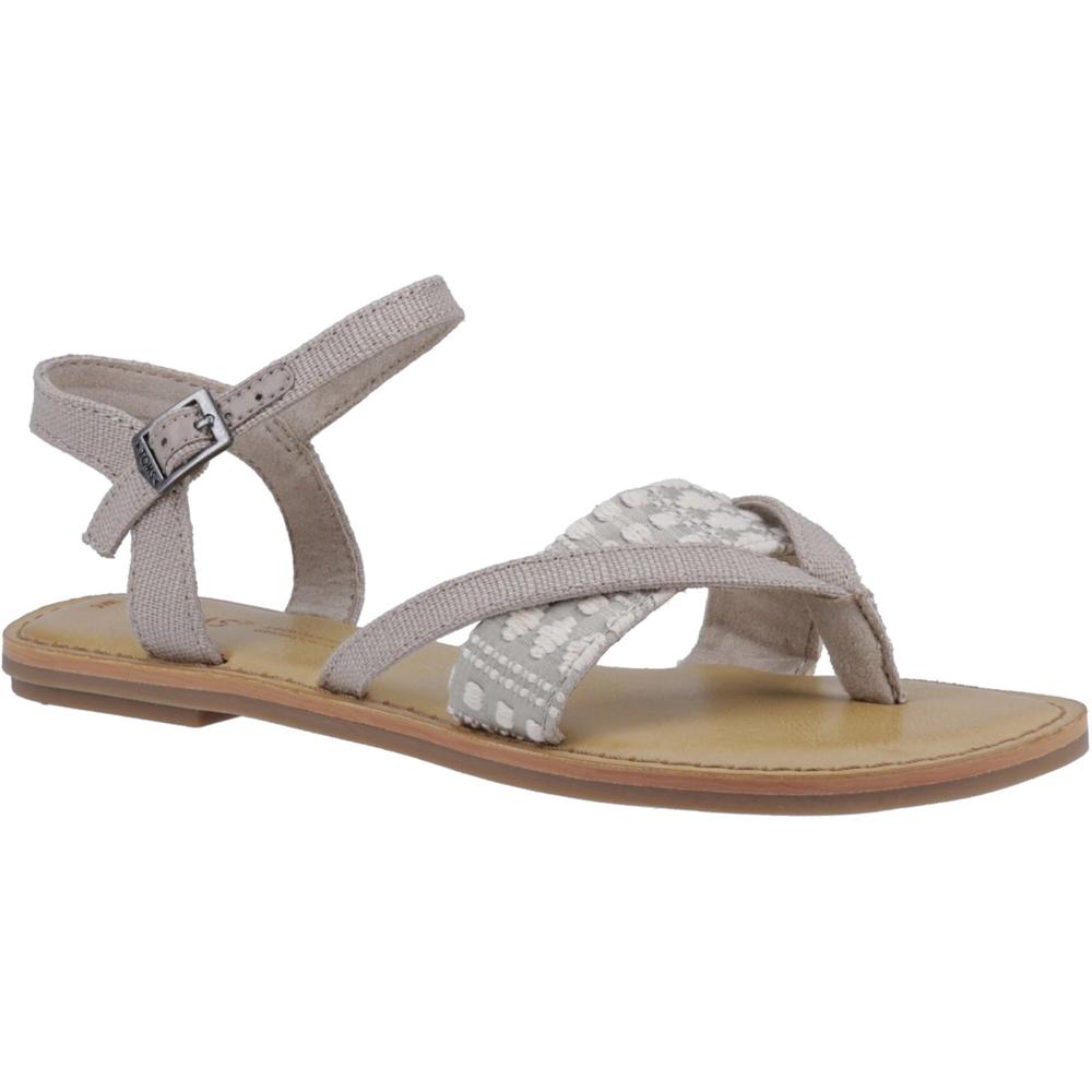 Toms Lexie Tan Womens Comfortable Sandals 10011789 in a Plain  in Size 8