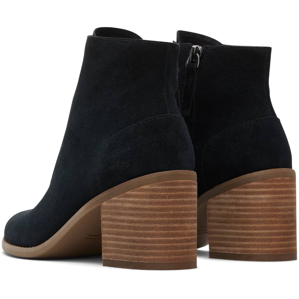 Toms Evelyn Black Womens ankle boots 10020231