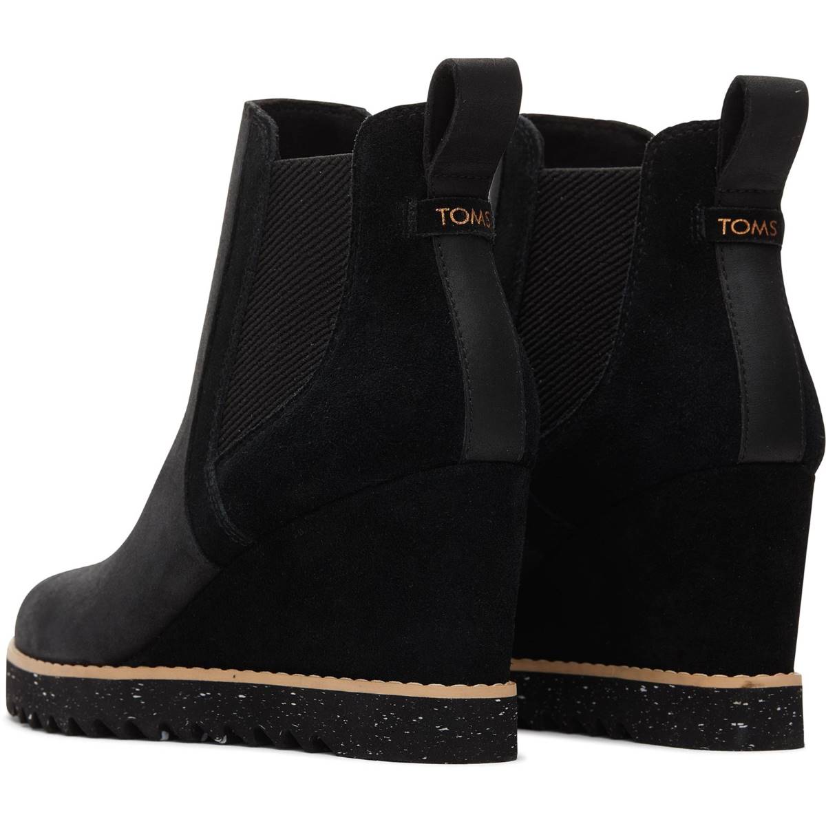 Toms Maddie Black Womens ankle boots 10020179