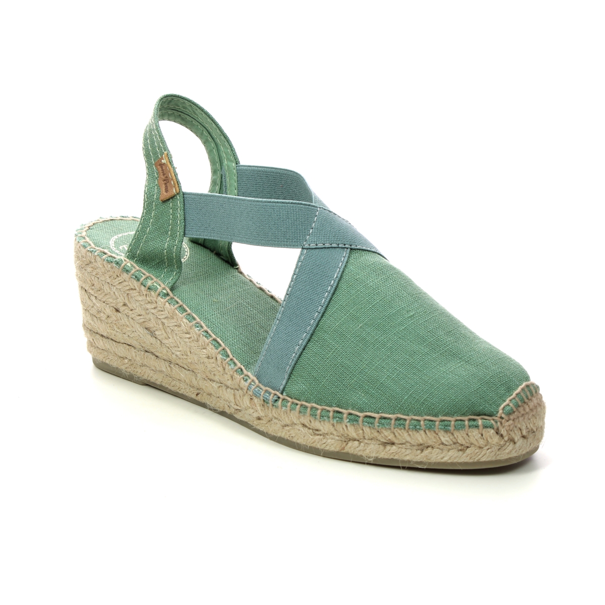Toni Pons Ter Mint green Womens Espadrilles 1003-91 in a Plain Textile in Size 39