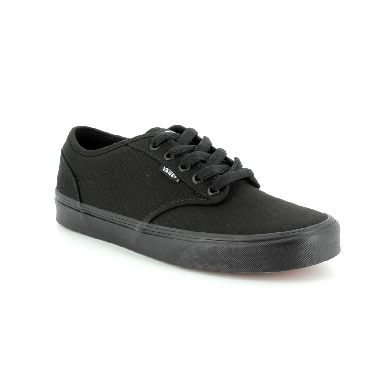 Vans Atwood Black Mens trainers VN000TUY1-861 in a Plain Canvas in Size 8