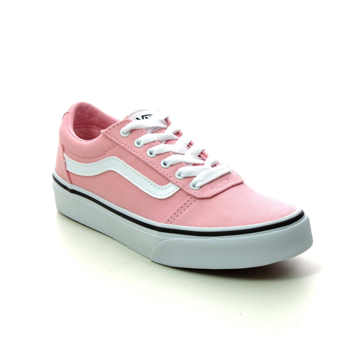 Vans Ward G Pink Kids girls trainers VN0A5KR79-DX1 in a Plain Canvas in Size 5