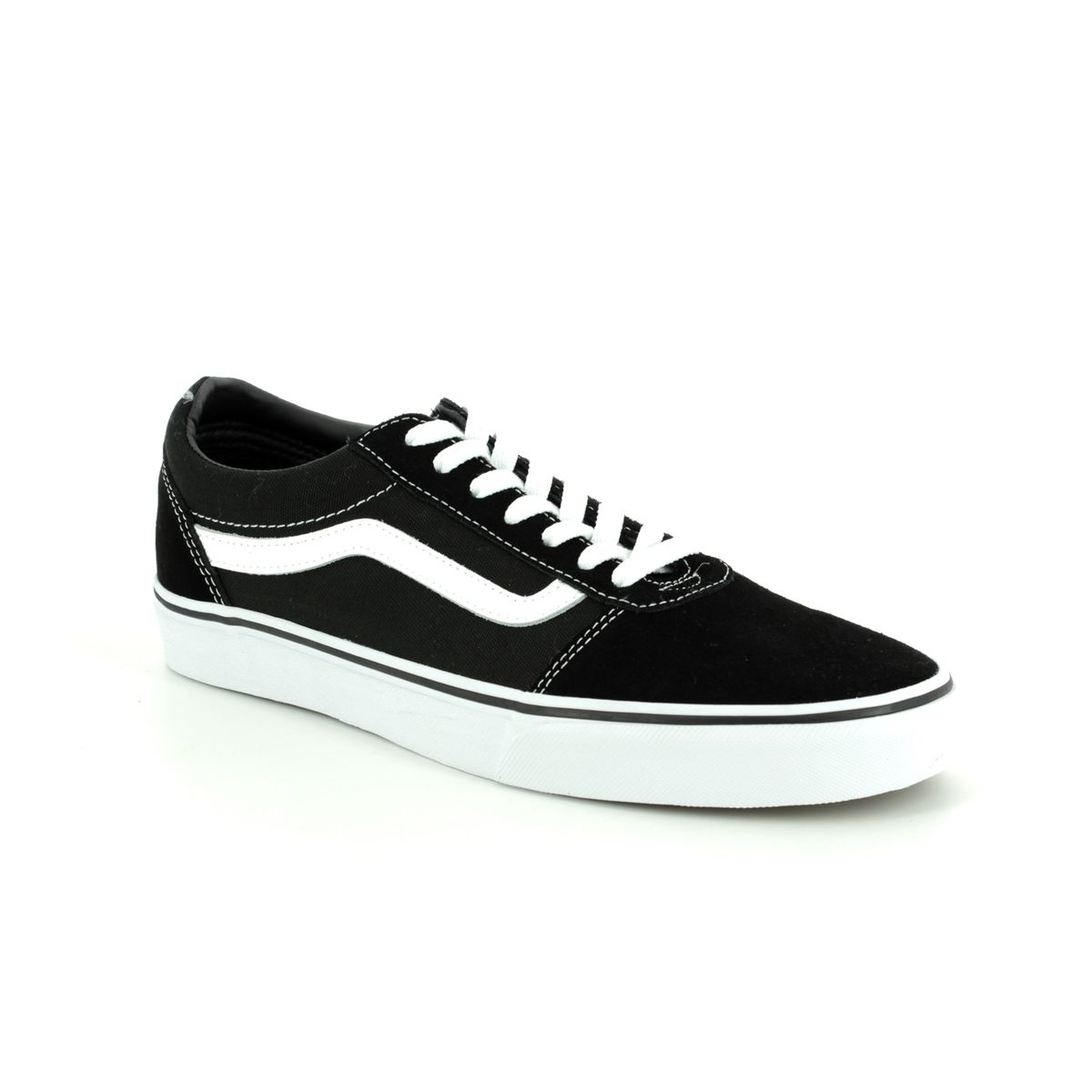 Vans Ward Black Mens trainers VN0A36EMC-4R in a Plain Leather and Man-made in Size 11