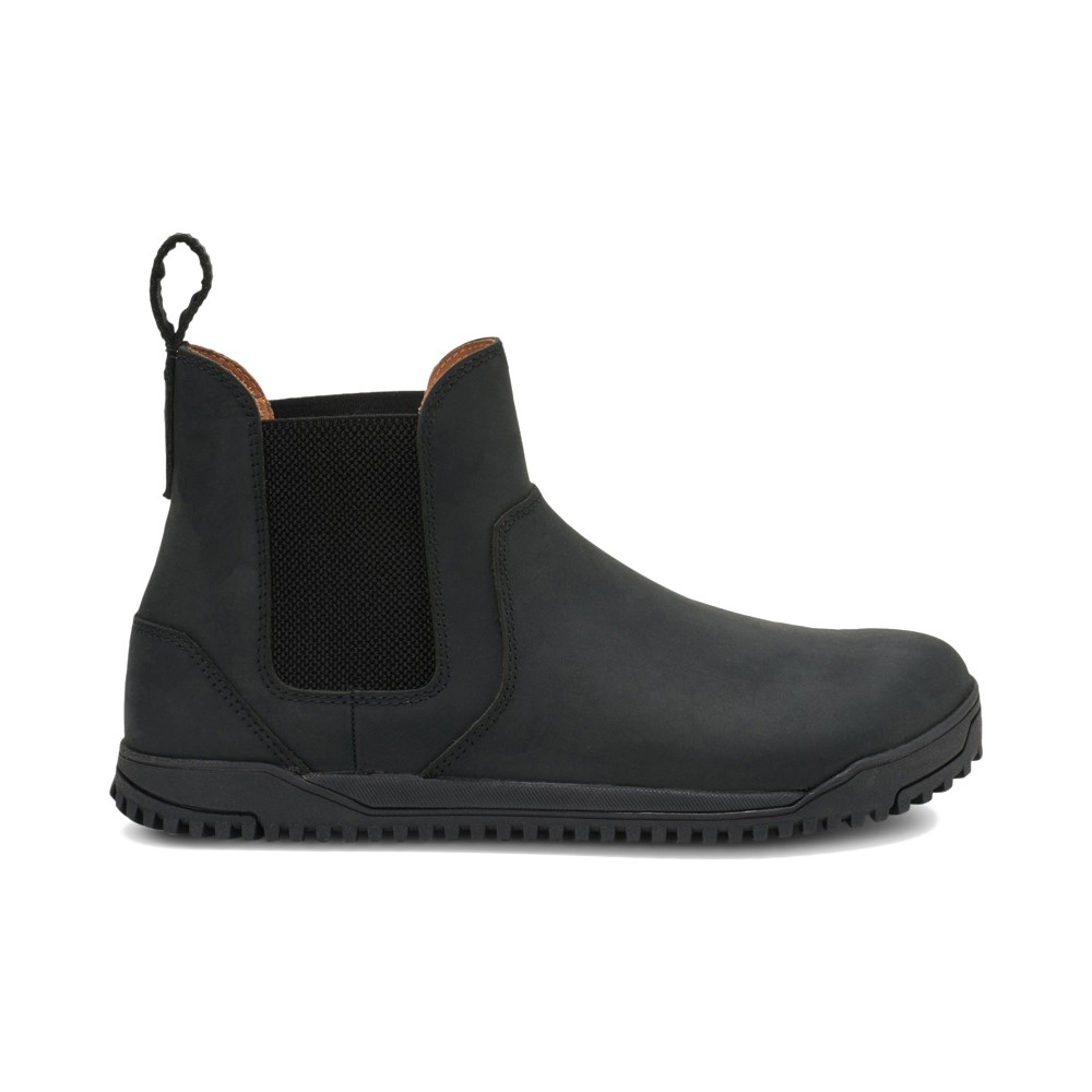 Xero Barefoot Ridgeway Mens Black Leather Mens Chelsea Boots RWCM-BLCK-30 in a Plain Leather in Size 12